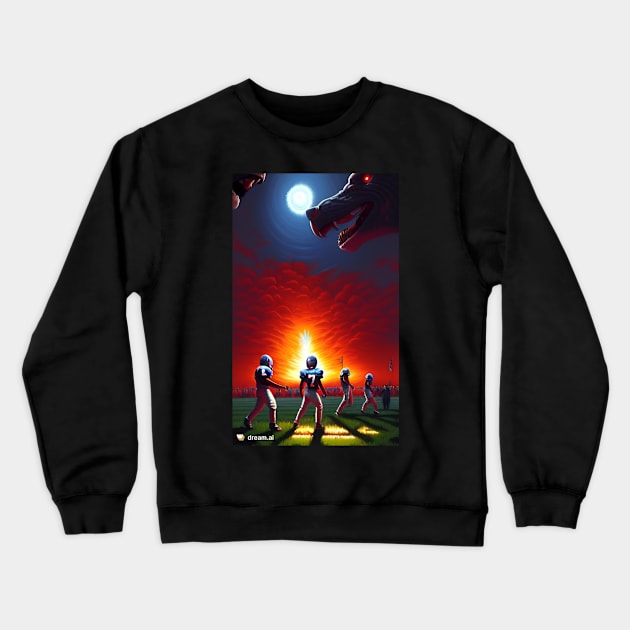 football Crewneck Sweatshirt by In Baghdad 